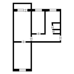 2-к квартира, вторичка, 51м2, 4/5 этаж