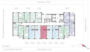 Студия квартира, вторичка, 21м2, 11/22 этаж