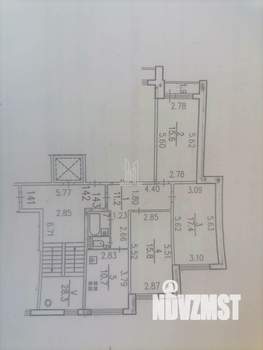 3-к квартира, вторичка, 74м2, 3/6 этаж