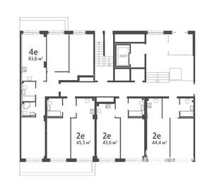 3-к квартира, вторичка, 84м2, 1/8 этаж