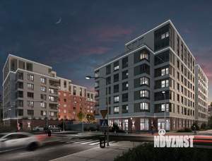 1-к квартира, строящийся дом, 37м2, 2/8 этаж