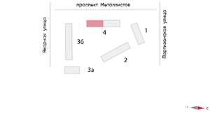 1-к квартира, вторичка, 36м2, 9/12 этаж