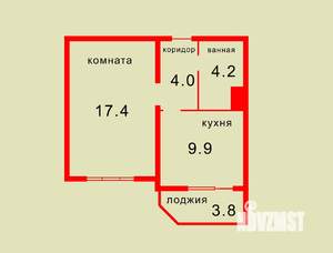 1-к квартира, вторичка, 36м2, 14/25 этаж