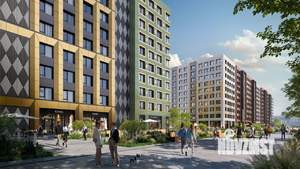 3-к квартира, строящийся дом, 91м2, 2/10 этаж