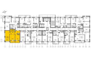 2-к квартира, вторичка, 55м2, 17/23 этаж