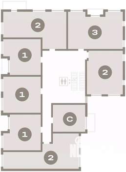 2-к квартира, вторичка, 60м2, 5/12 этаж