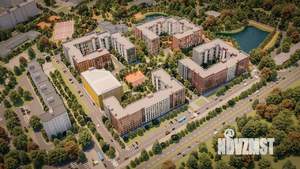 1-к квартира, строящийся дом, 35м2, 4/9 этаж