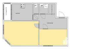 2-к квартира, вторичка, 64м2, 6/9 этаж