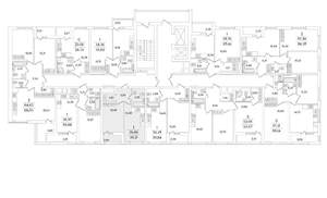 1-к квартира, строящийся дом, 39м2, 9/17 этаж