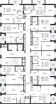 1-к квартира, вторичка, 37м2, 2/15 этаж