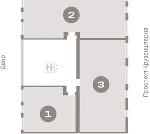 1-к квартира, вторичка, 83м2, 7/17 этаж