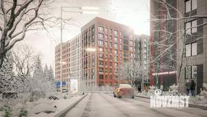 2-к квартира, строящийся дом, 57м2, 4/9 этаж