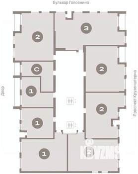 3-к квартира, вторичка, 107м2, 13/16 этаж