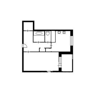 1-к квартира, вторичка, 40м2, 9/10 этаж