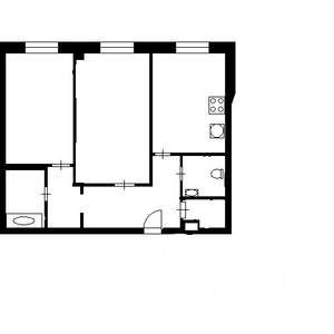 2-к квартира, вторичка, 76м2, 3/6 этаж