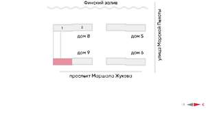 Студия квартира, вторичка, 26м2, 10/23 этаж