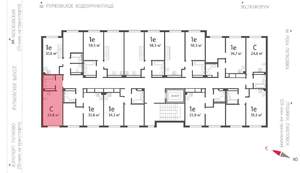 Студия квартира, вторичка, 25м2, 4/4 этаж