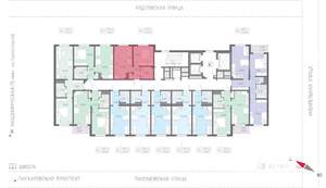 1-к квартира, вторичка, 32м2, 12/22 этаж
