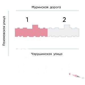 Студия квартира, строящийся дом, 22м2, 15/24 этаж