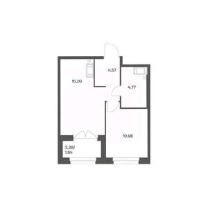 1-к квартира, вторичка, 37м2, 7/24 этаж