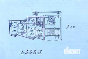 3-к квартира, вторичка, 64м2, 7/16 этаж
