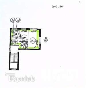 2-к квартира, вторичка, 42м2, 4/5 этаж