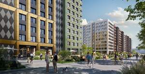 2-к квартира, строящийся дом, 59м2, 2/10 этаж