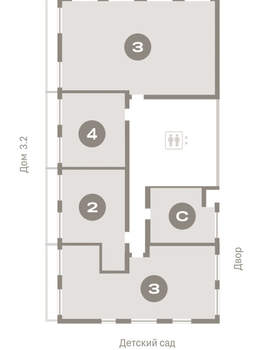 4-к квартира, вторичка, 128м2, 9/17 этаж