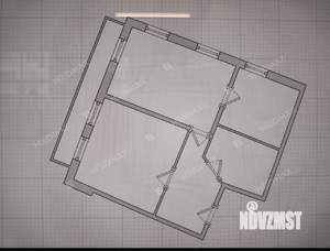 2-к квартира, вторичка, 64м2, 8/25 этаж