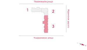 Студия квартира, строящийся дом, 26м2, 21/25 этаж