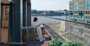 2-к квартира, строящийся дом, 90м2, 8/9 этаж