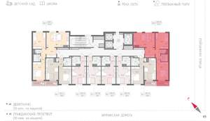 2-к квартира, вторичка, 54м2, 3/25 этаж