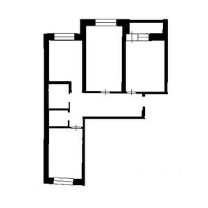 3-к квартира, вторичка, 76м2, 21/25 этаж