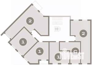 2-к квартира, вторичка, 76м2, 7/8 этаж