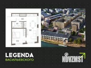 1-к квартира, вторичка, 42м2, 5/10 этаж