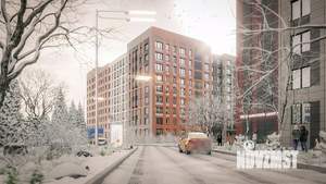 1-к квартира, строящийся дом, 37м2, 4/9 этаж