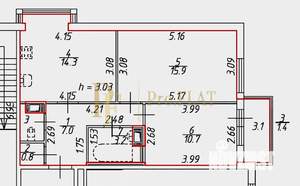 2-к квартира, вторичка, 53м2, 4/4 этаж