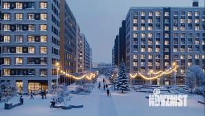 1-к квартира, строящийся дом, 39м2, 2/10 этаж