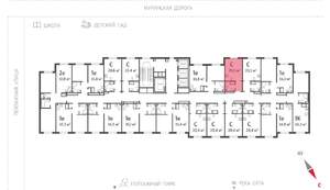 Студия квартира, вторичка, 21м2, 6/22 этаж