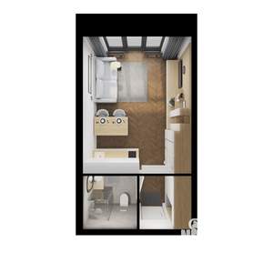 Студия квартира, вторичка, 25м2, 2/8 этаж