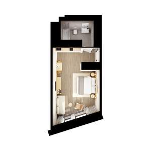 Студия квартира, вторичка, 25м2, 11/15 этаж