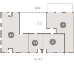 Студия квартира, вторичка, 35м2, 2/17 этаж