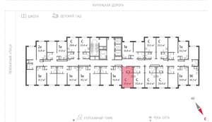Студия квартира, вторичка, 20м2, 6/22 этаж