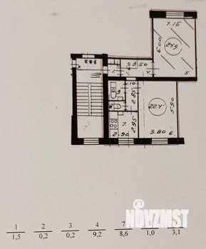 2-к квартира, вторичка, 71м2, 5/5 этаж