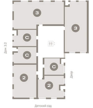 3-к квартира, вторичка, 96м2, 4/17 этаж