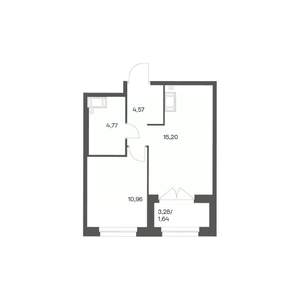 1-к квартира, вторичка, 37м2, 14/24 этаж