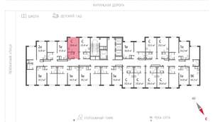 Студия квартира, вторичка, 21м2, 6/22 этаж