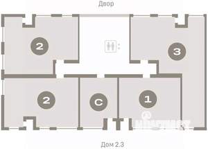 1-к квартира, вторичка, 58м2, 5/7 этаж