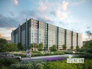 1-к квартира, строящийся дом, 33м2, 8/12 этаж