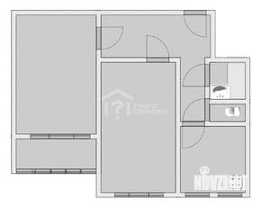 2-к квартира, вторичка, 55м2, 3/9 этаж